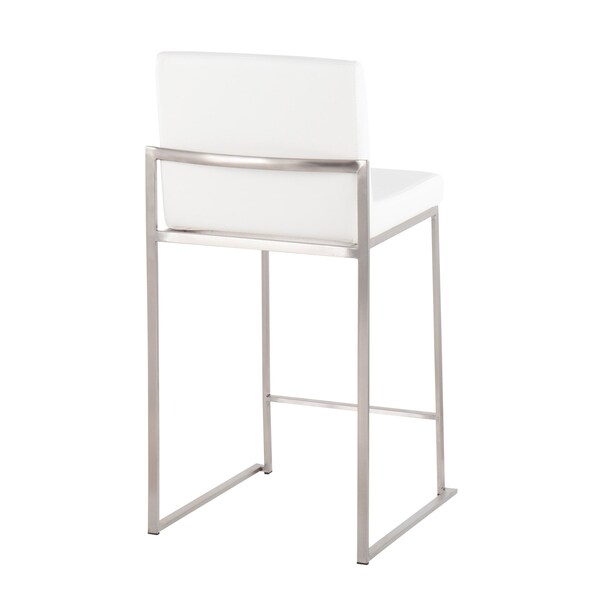 Lumisource Fuji High Back Counter Stool - Set of 2 PR - B26-FUJIHB SSW2