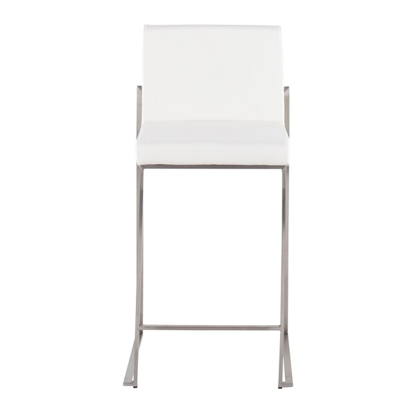 Lumisource Fuji High Back Counter Stool - Set of 2 PR - B26-FUJIHB SSW2