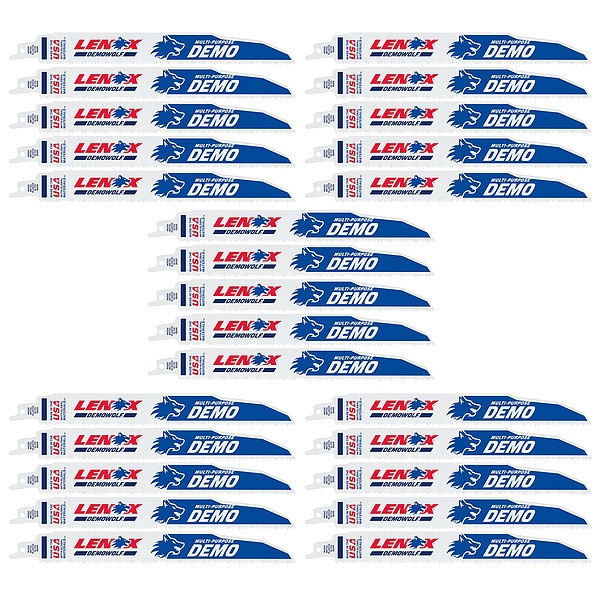 Lenox 10 TPI Reciprocating Saw Blades, 25 PK - LXARB950R