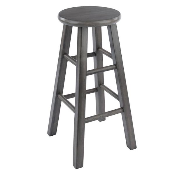 Winsome Wood Winsome Wood 16224 24 in. Ivy Counter Stool; Rustic Gray - 16224