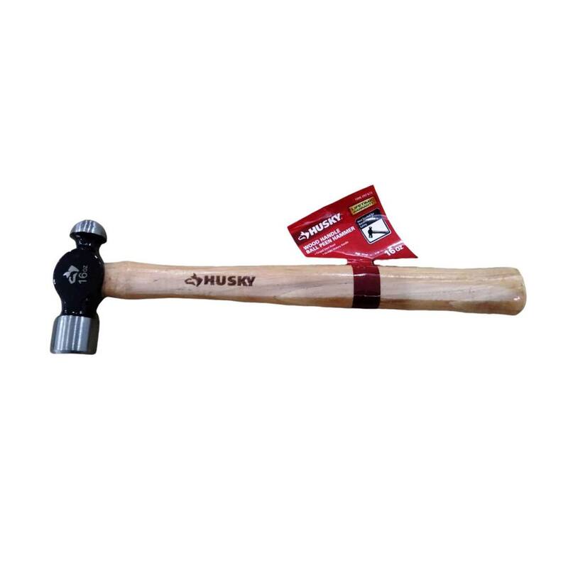 Husky 16 oz. Ball-Peen Hammer with Hickory Handle - 2021-16W-HUSKY