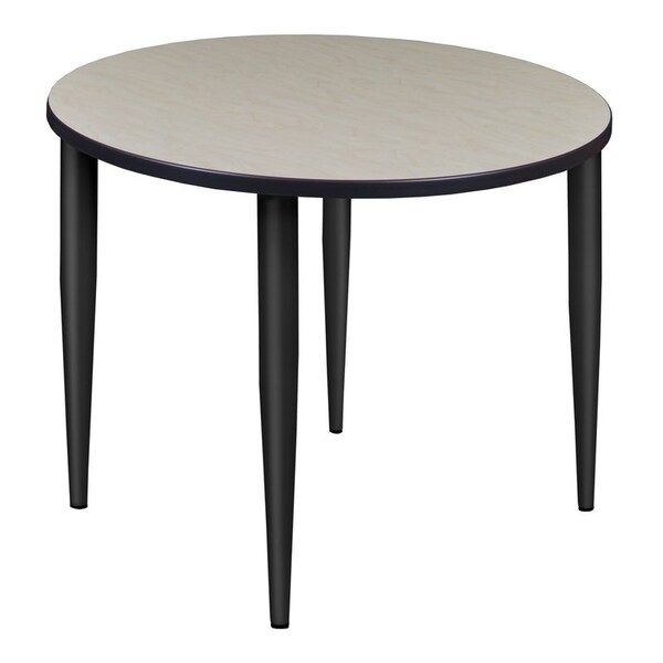 Regency Kahlo Square & Round Tables, 42 W, 42 L, 29 H, Wood, Metal Top, Maple - TPL42RNDPLBK