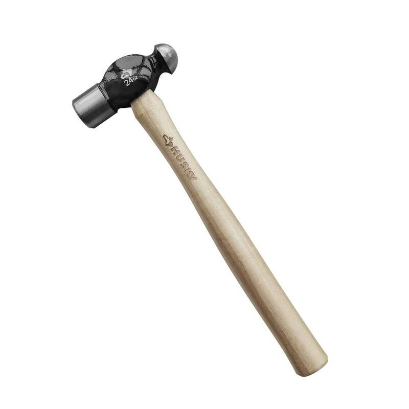 Husky 24 oz. Ball-Peen Hammer with Hickory Handle - 2021-24W-HUSKY