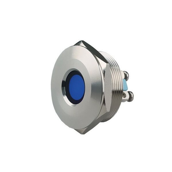 Indicadores de montaje en panel Dialight Led 30mm amarillo 24Vdc - 623-1403-304F