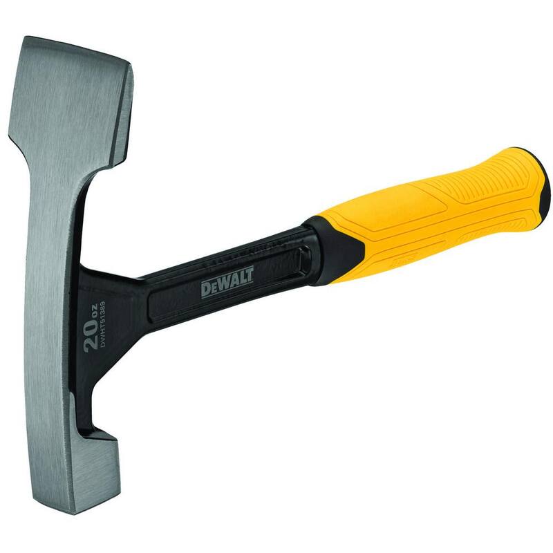 DEWALT 20 oz. Bricklayers Hammer with 9-7/8 in. Handle - DWHT51389