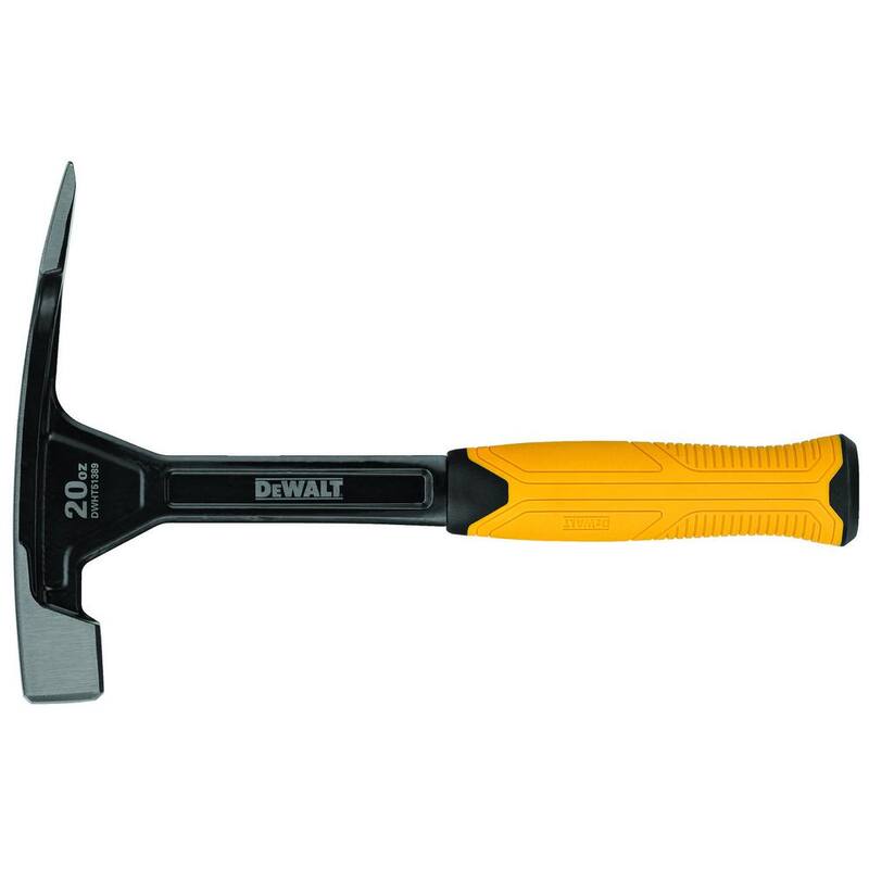 DEWALT 20 oz. Bricklayers Hammer with 9-7/8 in. Handle - DWHT51389