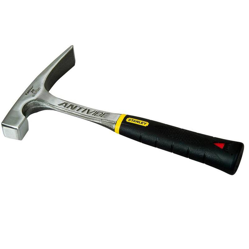 Stanley FATMAX 20 oz. 11 in. AntiVibe Brick Hammer with Rubber Grip Handle - 54-022