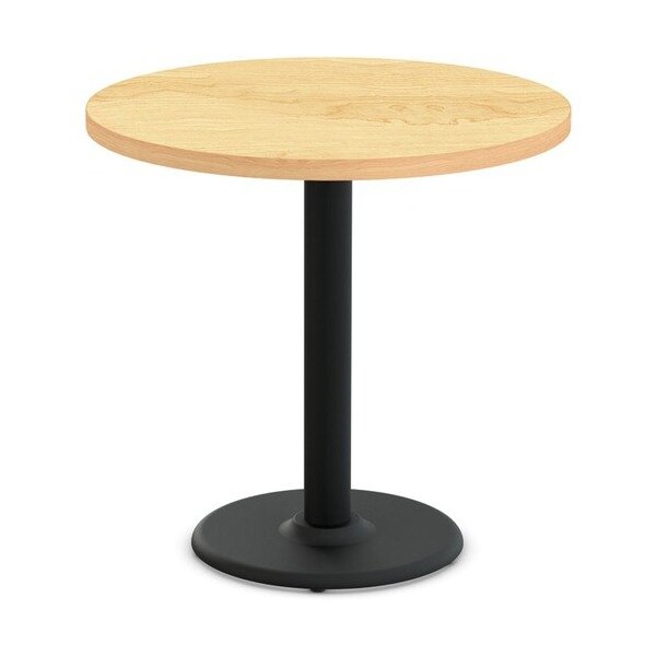 Special-T Table, Round, 36in Dia x 29in, Black Wrinkle/Crema Maple Top - SCTCANT236BCM