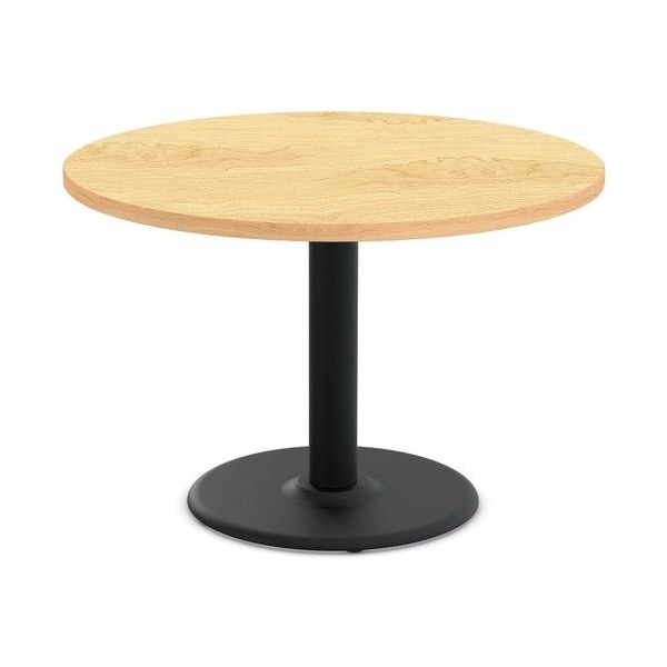 Special-T Table, Round, 42in Dia x 29in, Black Base/Crema Maple Top - SCTCANT242BCM