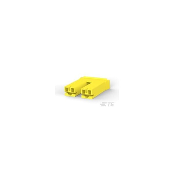 Te Connectivity PL&STANDARD FASTON 250 HSG REC YELLOW - 520935-6