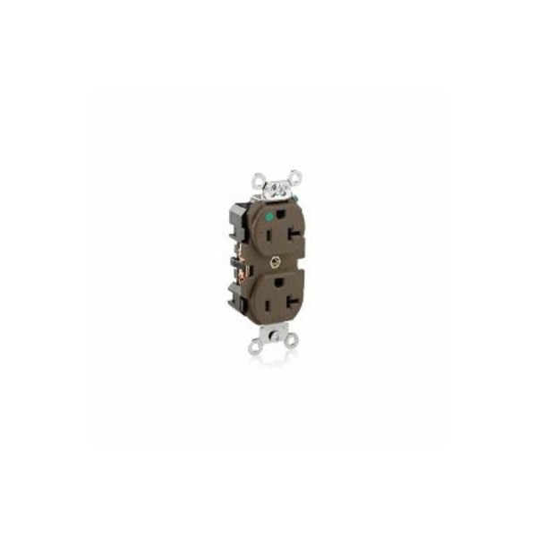 Leviton ELECTRICAL RECEPTACLES BU REC DUP HG 2PO 3WI 20A125V - 8300-BU