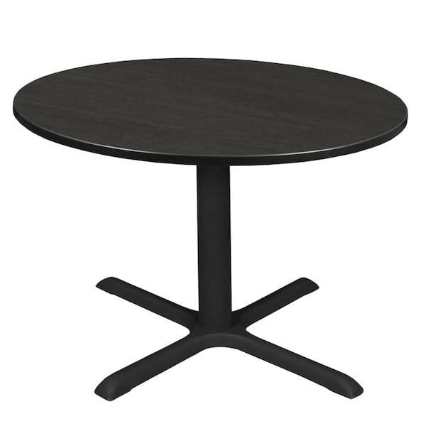 Regency Cain Square & Round Tables, 48 W, 48 L, 29 H, Wood, Metal Top, Ash Grey - TB48RNDAG