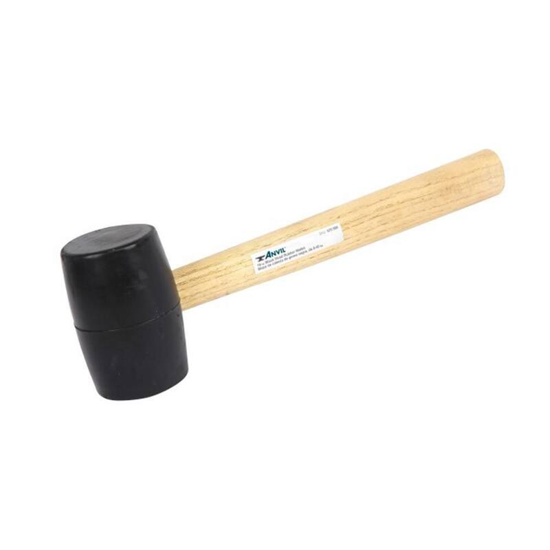 Anvil 16 oz. Black Rubber Head Mallet - 99974