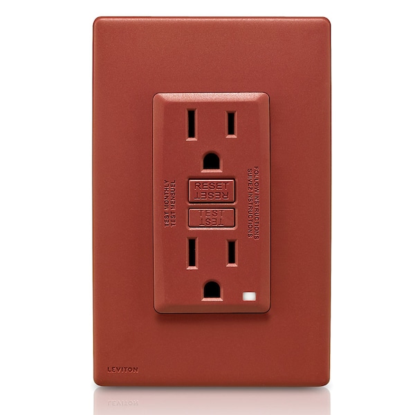Leviton Circuit Interruptor, 15A, 125V AC, 2, 3 Poles - RGF15-RE
