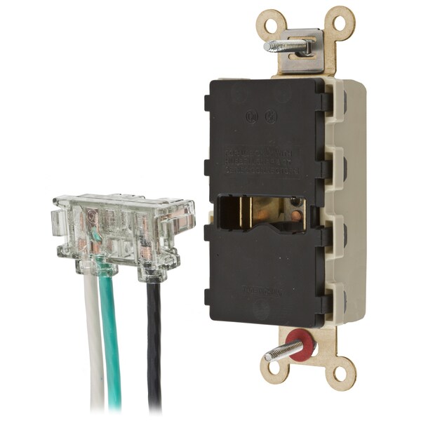 Hubbell Wiring Device-Kellems Extra Heavy Duty Hospital Grade SNAPConnect Receptacle - SNAP2172IA