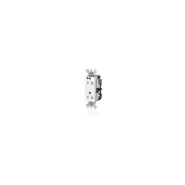 Leviton Electrical Receptacles 520R Dec Hg Recep Wht - 16362-SGW
