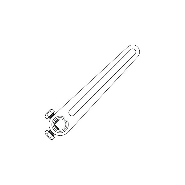 Kmc Controls Crank Arm;1/2in;Slotted;Long - VTD-1405