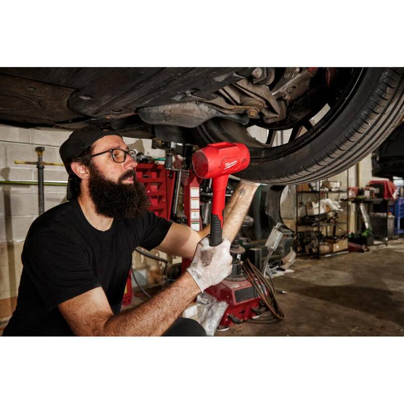 Milwaukee 48 oz., 16 oz., 28 oz., and 32 oz., Dead Blow Hammer Kit (4-Piece) - 48-22-9151-48-22-9140-48229150-48229141