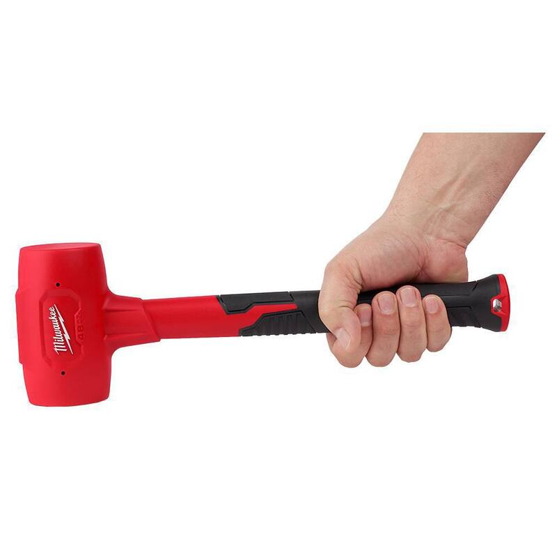 Milwaukee 48 oz., 16 oz., 28 oz., and 32 oz., Dead Blow Hammer Kit (4-Piece) - 48-22-9151-48-22-9140-48229150-48229141