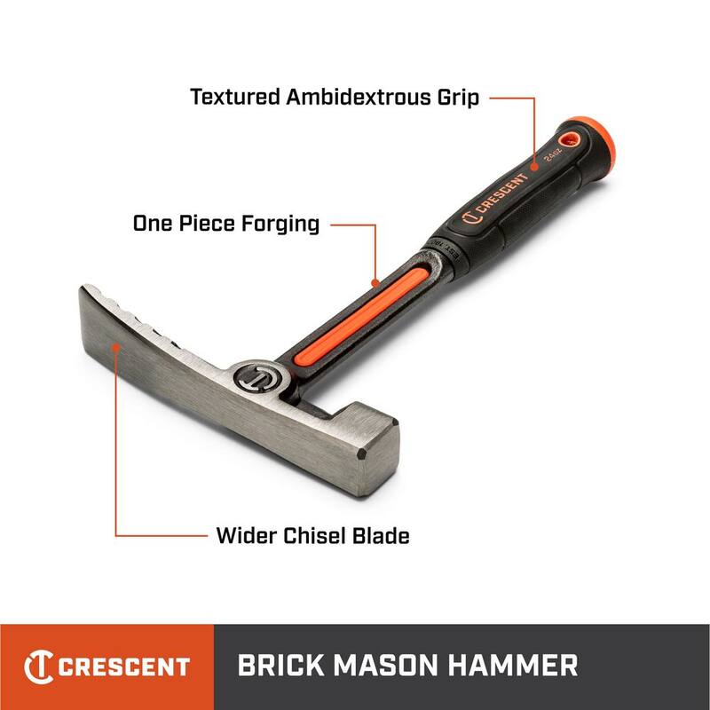 Crescent 24 oz. Steel Brick Hammer - CHSBK24