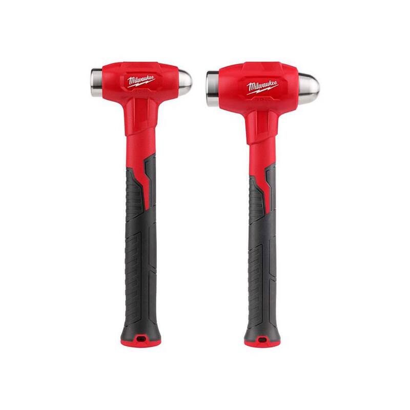 Milwaukee Dead Blow Ball Peen Hammer Set (2-Piece) - 48-22-9140-48-22-9141