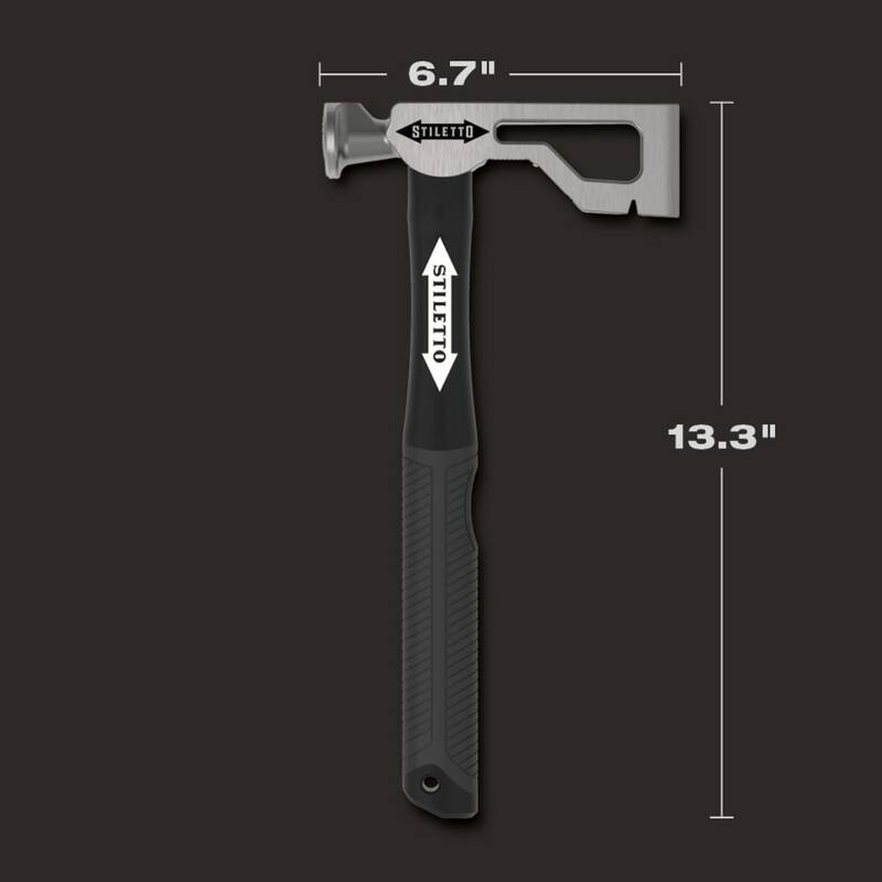 Stiletto 9 oz. Drywall Axe Fiberglass Hammer with 13 in. Handle - DRYAXE9-F