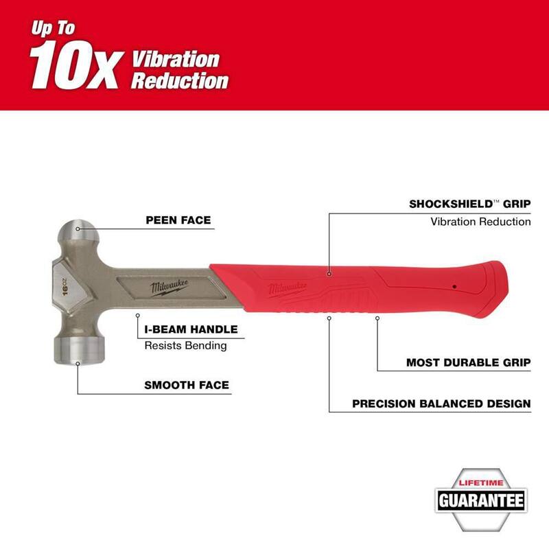 Milwaukee Ball Peen Hammer Set (2-Piece) - 48-22-9130-48-22-9131