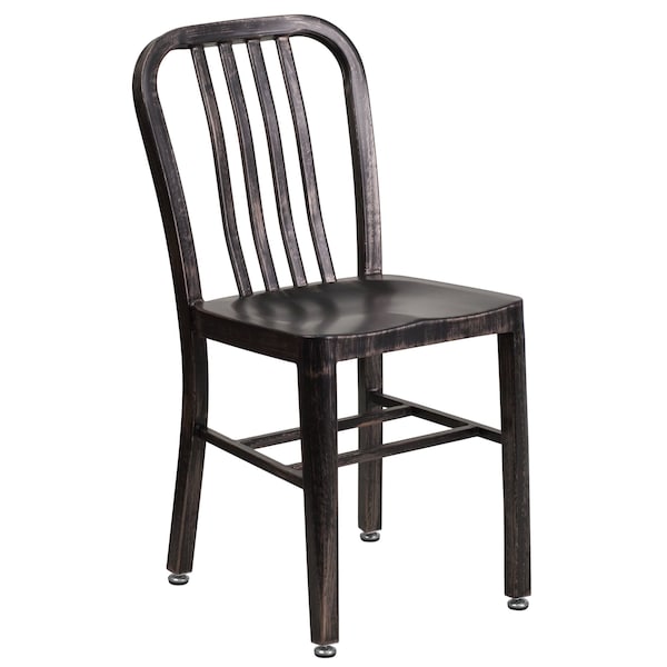 Flash Furniture Round 30" W, 30" L, 29.5" H, Metal Top, Gold - CH-51090TH-2-18VRT-BQ-GG