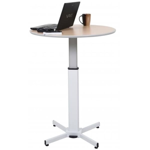 Fine-Line Pneumatic Adjustable Round Pedestal Table - 42 x 31.5 in. - FI377053
