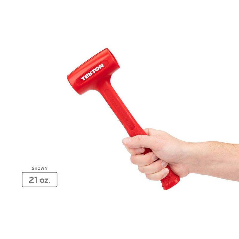 TEKTON 13, 21, 39 oz. Dead Blow Hammer Set (3-Piece) - HDB93001