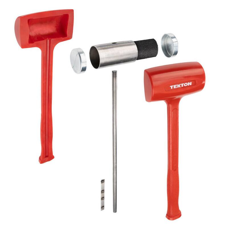 TEKTON 13, 21, 39 oz. Dead Blow Hammer Set (3-Piece) - HDB93001