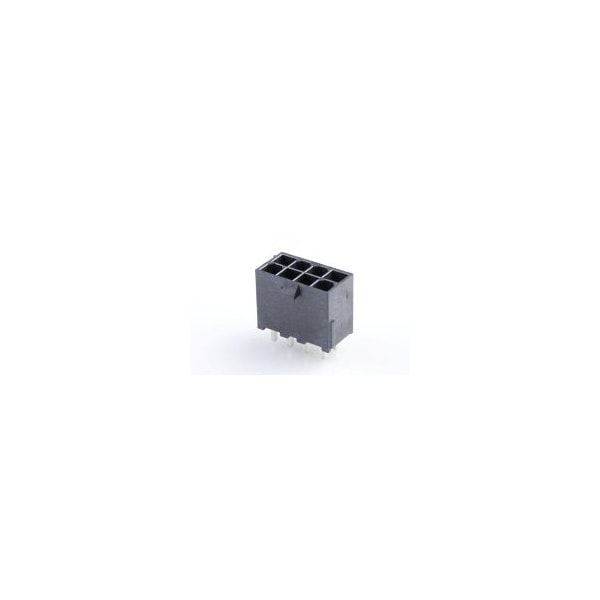 Molex Mini-Fit Jr Lcp Vert. Hdr Nopeg 8Ckt Tin - 462071108