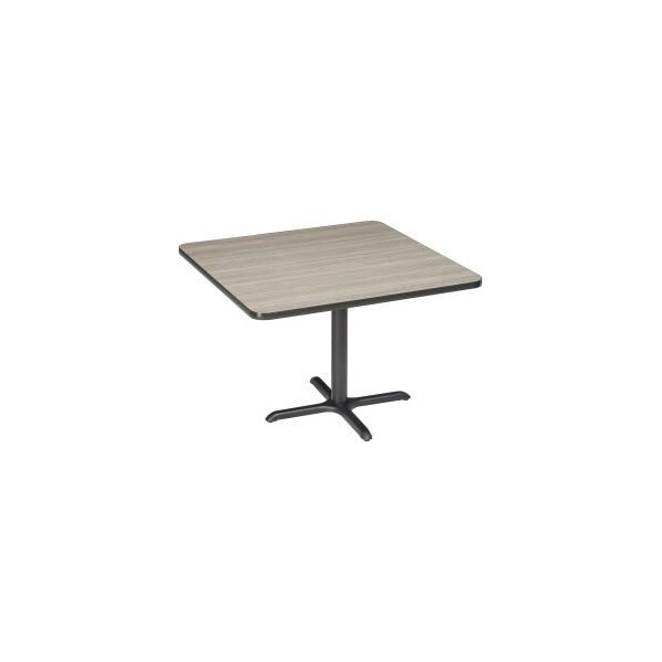 National Public Seating Interion 36 Square Restaurant Table, Charcoal - CTXB36QPT