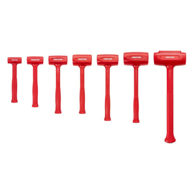 TEKTON Dead Blow Hammer Set, 7-Piece (13,21,26,39,45,53,88 oz.) - HDB93003