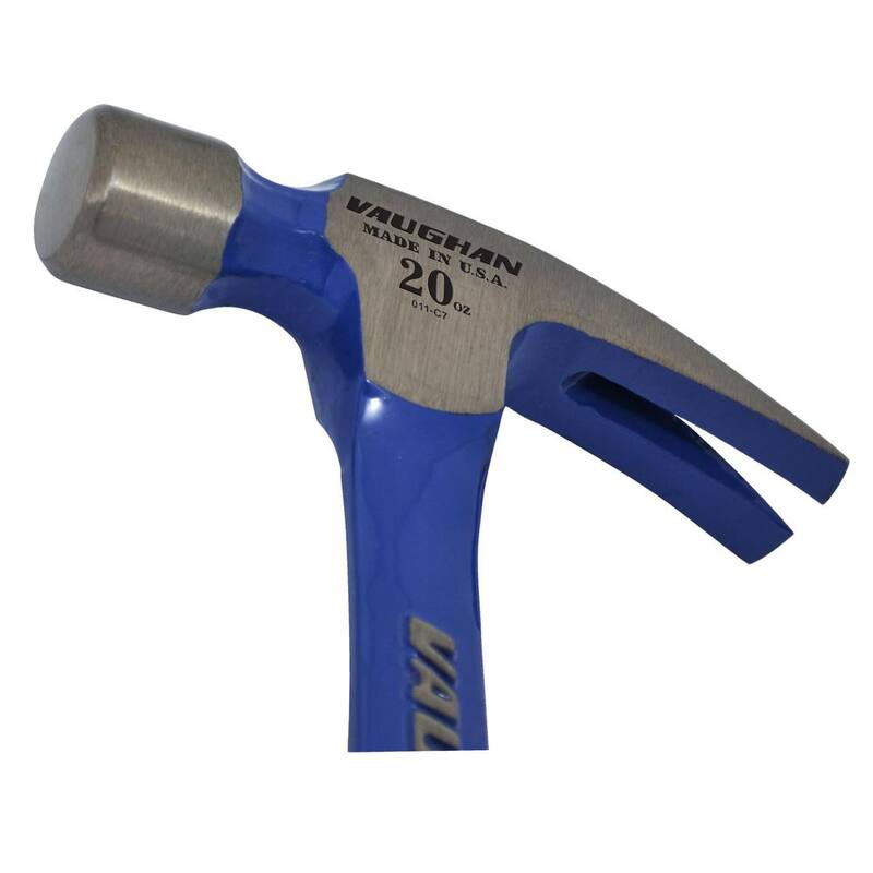 Vaughan 20 oz.. Smooth Face Solid Steel Rip Hammer, 14 In steel handle - R999