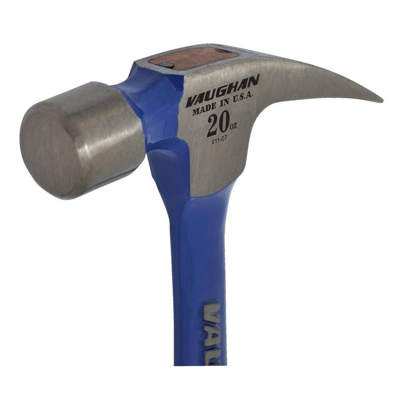 Vaughan 20 oz.. Smooth Face Solid Steel Rip Hammer, 14 In steel handle - R999