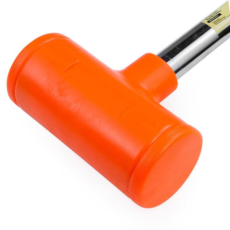 Stark 20 in. 96 oz. 6 lbs. Dead Blow Shock Absorbing Hammer with Steel Handle - 15154-H1