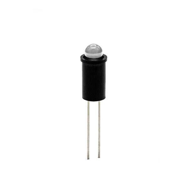 Luz LED de un solo color Dialight, Blanco, Transparente al Agua, T-1 3/4, 5mm - 559-6401-001F