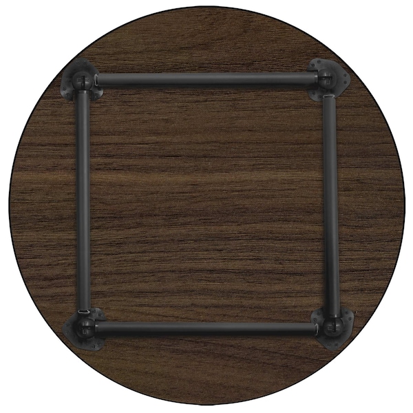 Regency Round Kee Large Breakroom Table, 48 in W, 48 in L, Noble Oak - TBF48RNDNOBK