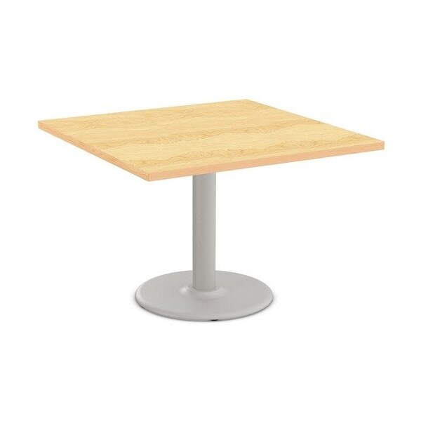 Special-T Table, Square, 42inx42inx29in, Fog Gray Base/Crema Maple Top - SCTCANT24242GCM