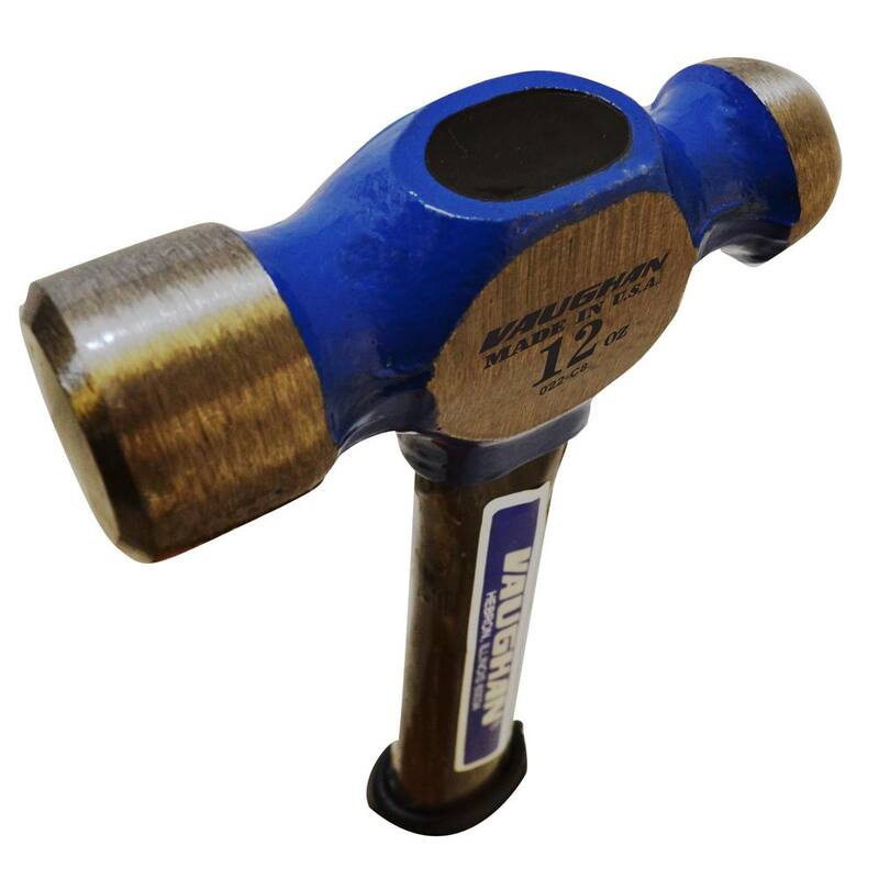 Vaughan 12 oz. Steel Ball Pein Hammer with 13 in. Fiberglass Handle - FS2012