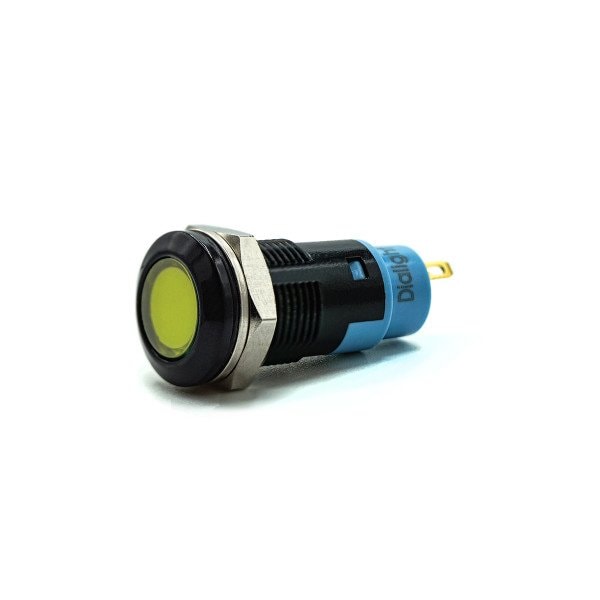 Led amarillo de 12 mm Dialight PMI - 6 Vdc - 612-3332-120F