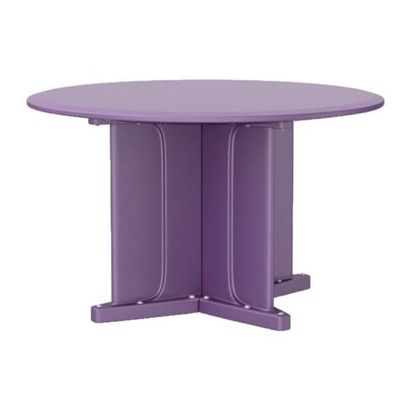 Cortech Circle Table, 48 in W, 48 in L, 29 in H, Polyethylene Top, Indigo - 66751IG