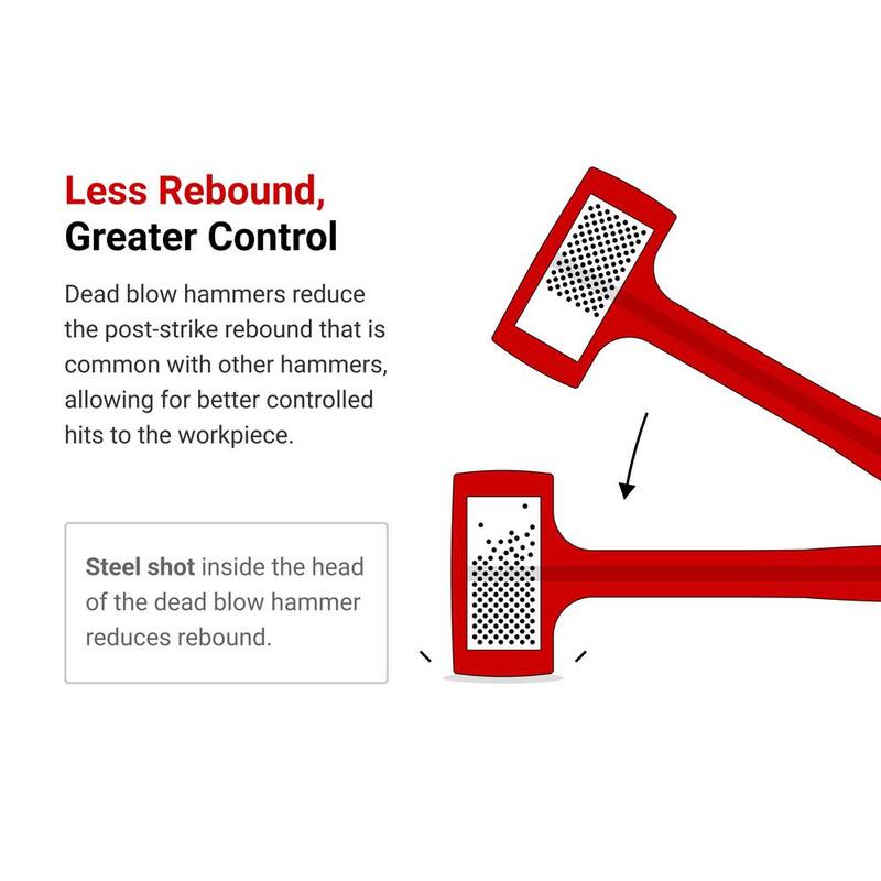 TEKTON 26 oz. Dead Blow Hammer - HDB30026