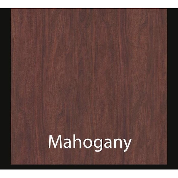 Correll Square Cafe Table, 36 in W, 36 in L, 42 in H, Particleboard Top, Mahogany - SXB36S-20-98-20