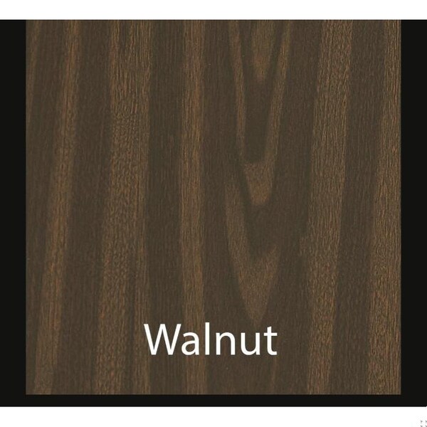 Correll Round Cafe Table, 48 in W, 48 in L, 42 in H, Particleboard Top, Walnut - SXB48R-01-98-01