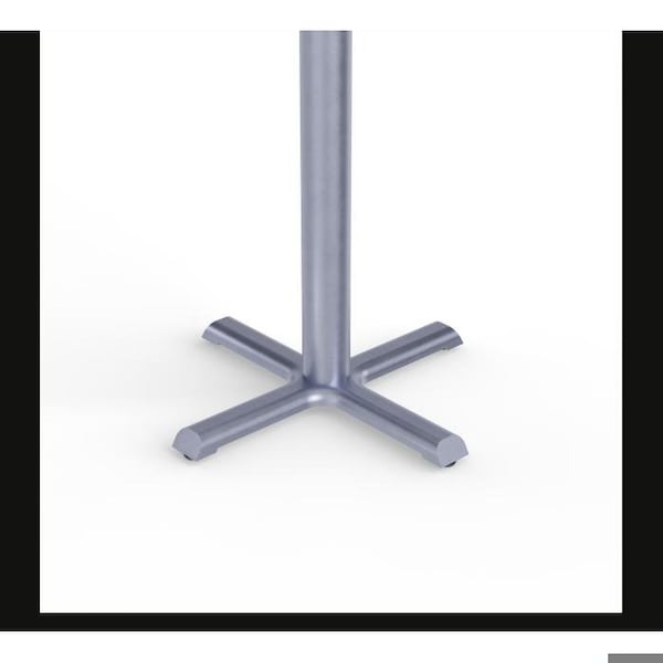 Correll Round Cafe Table, 48 in W, 48 in L, 29 in H, Particleboard Top, Gray Granite - SXT48R-15-98-13