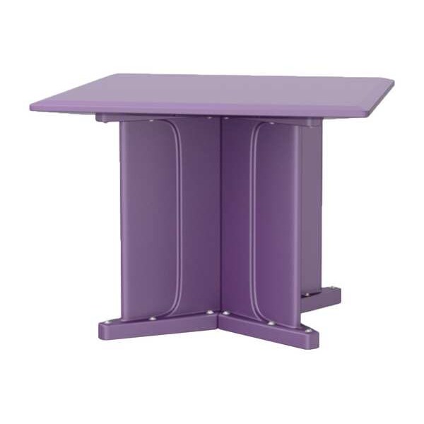 Cortech Square Table, 42 in W, 42 in L, 29 in H, Polyethylene Top, Indigo - 66750IG