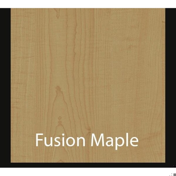 Correll Square Cafe Table, 42 in W, 42 in L, 29 in H, Particleboard Top, Fusion Maple - SXT42S-16-98-16