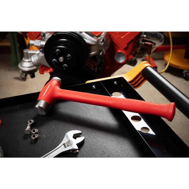 GEARWRENCH 22 Oz. Steel Faced Polyurethane Ball Pein Hammer - 68-524G